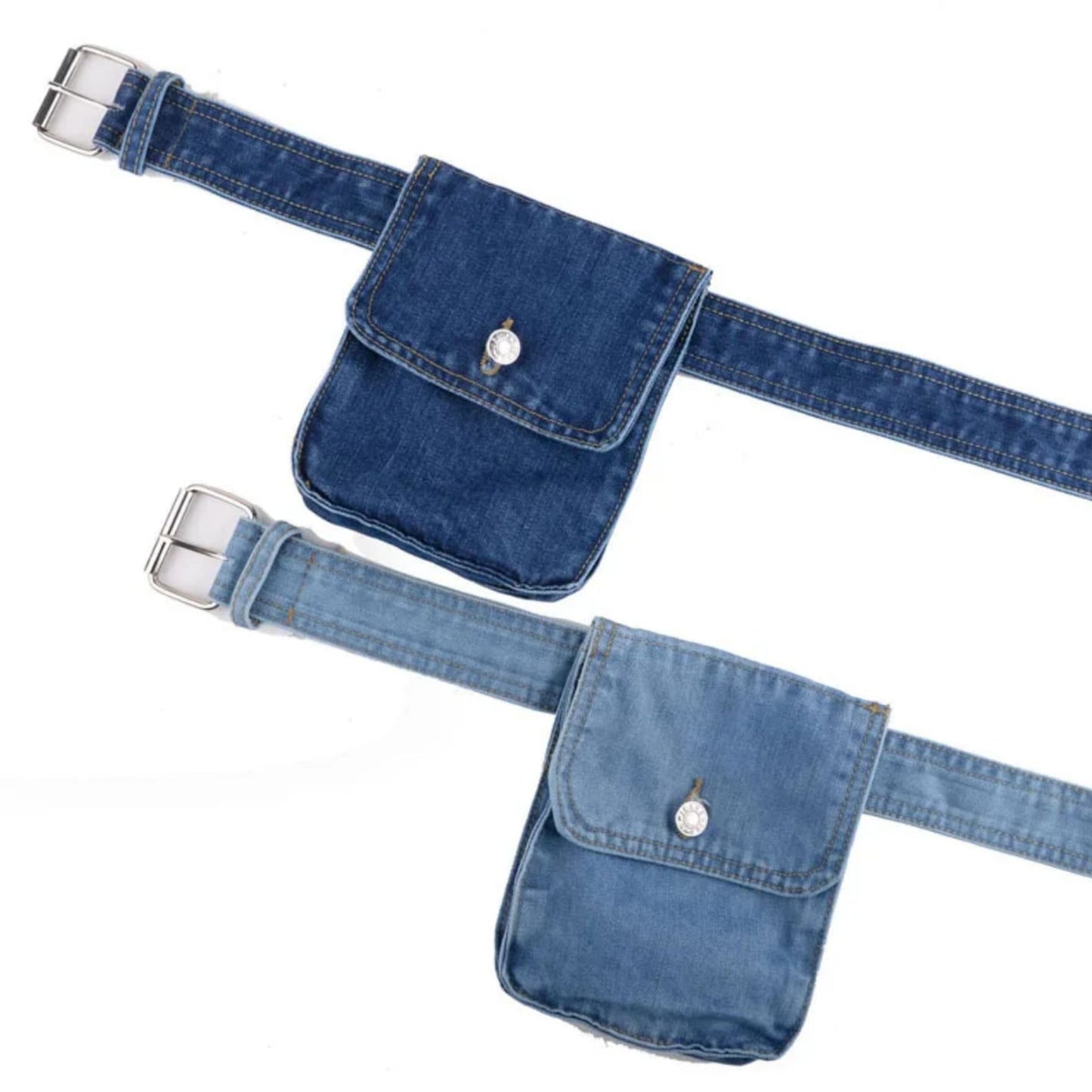 Denim Mini Belt Bag