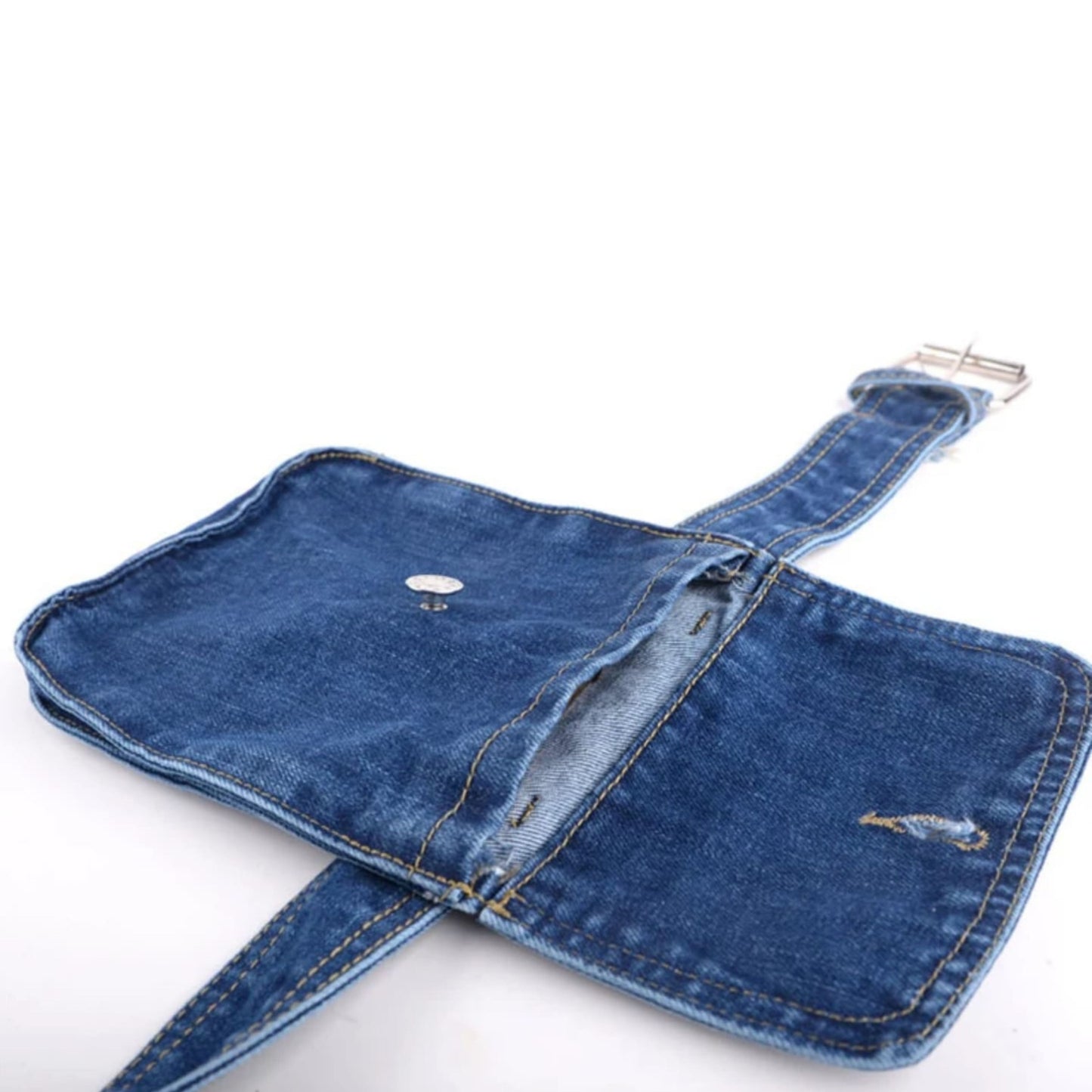 Denim Mini Belt Bag