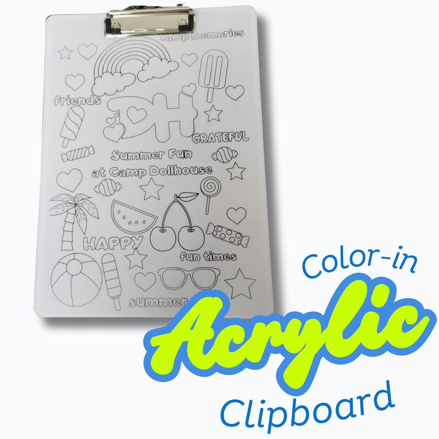 Custom Acrylic Clipboard