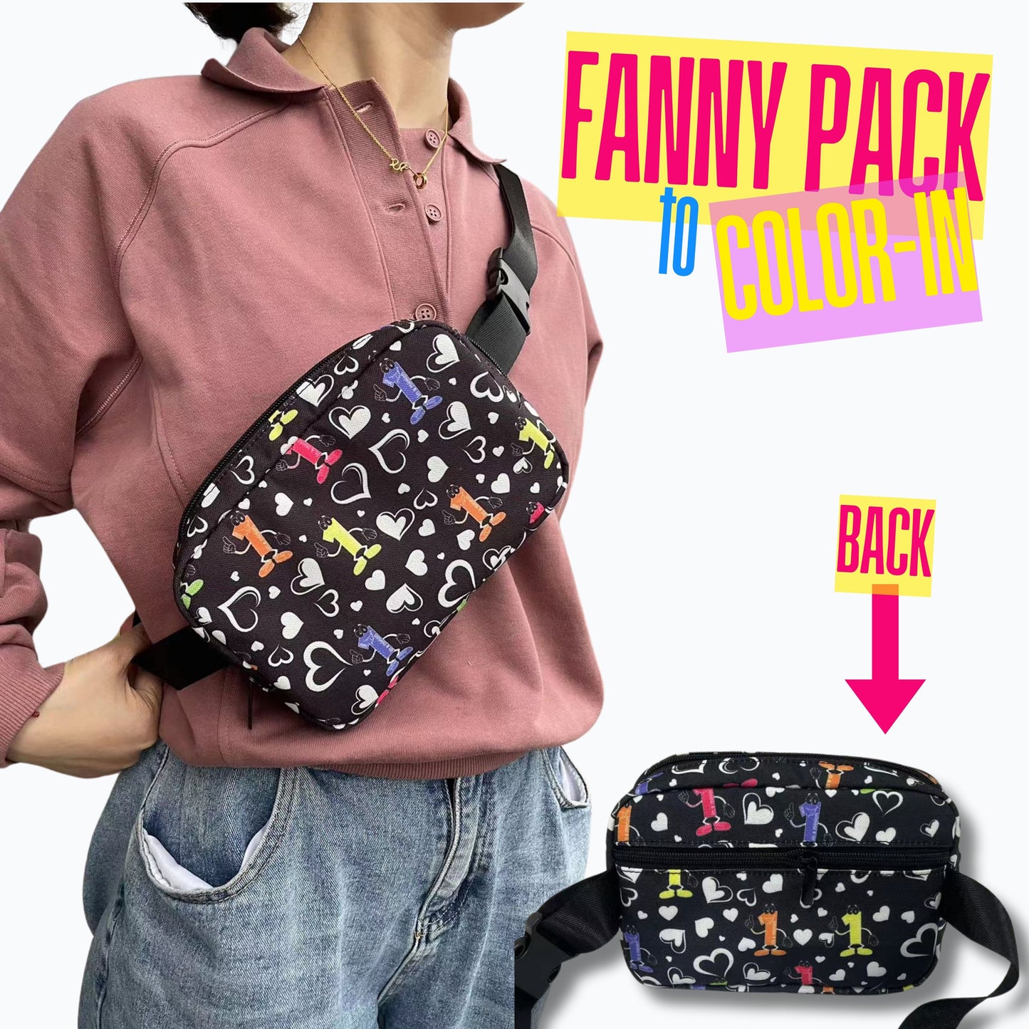 Color-In Fanny Pack