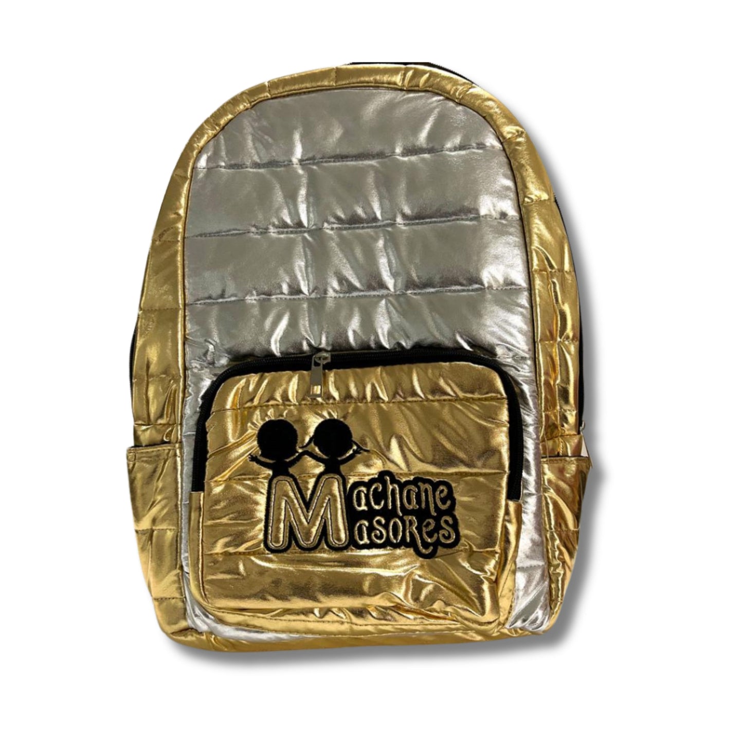 Metallic Puffer Backpack