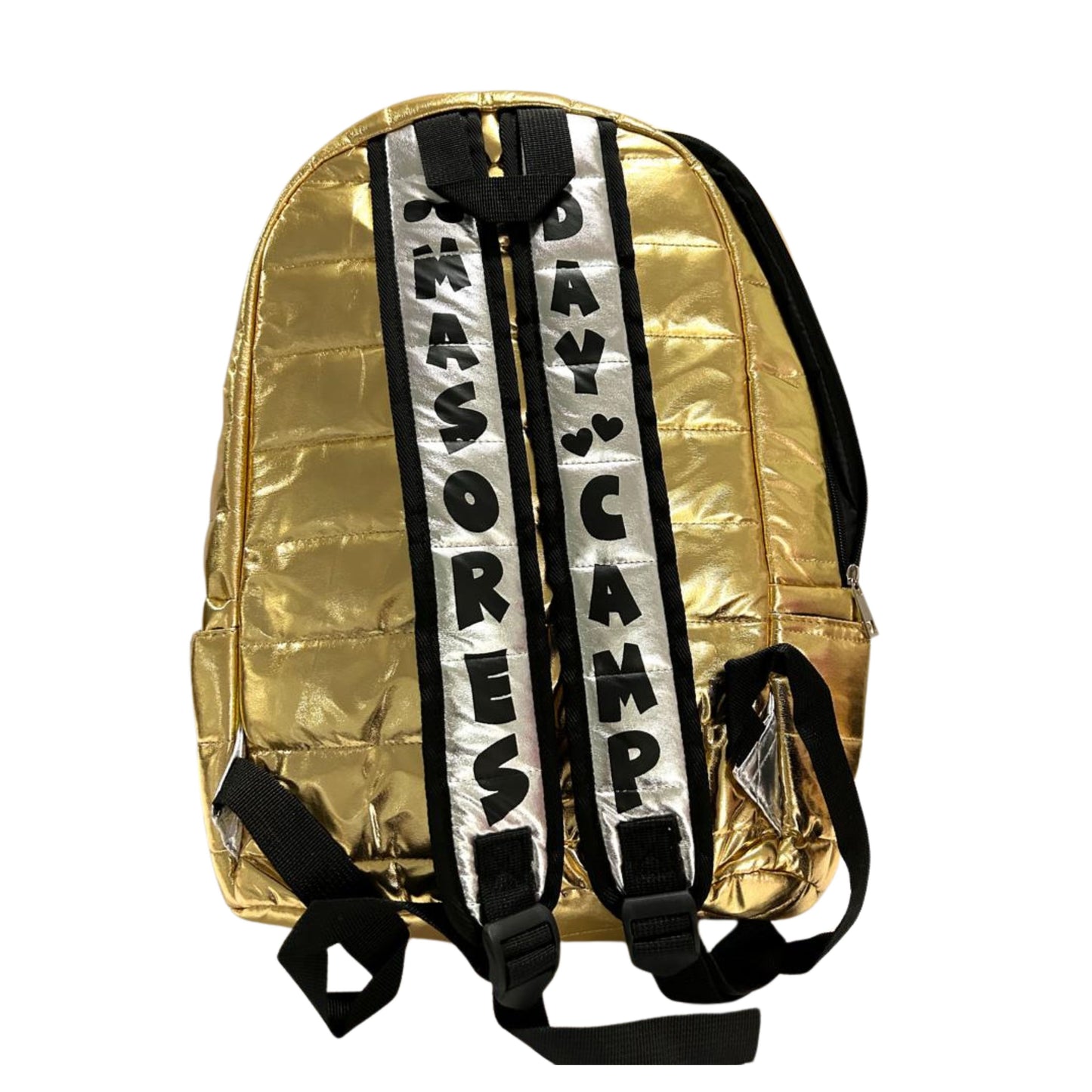 Metallic Puffer Backpack