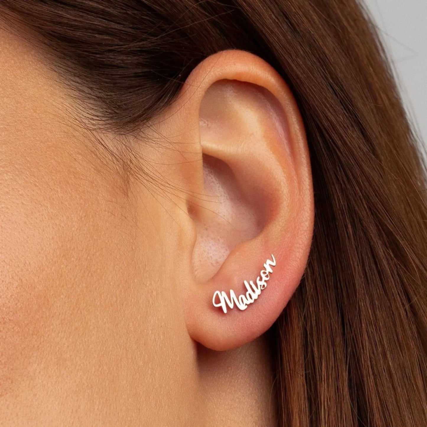 Custom Name Earrings: