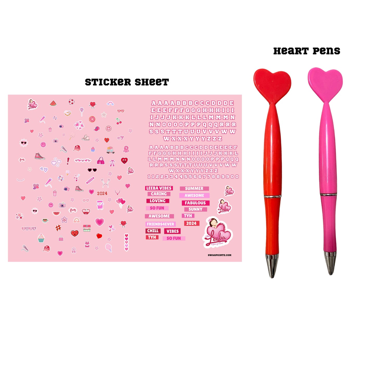 Heart Alarm Clock with Pen Holder
