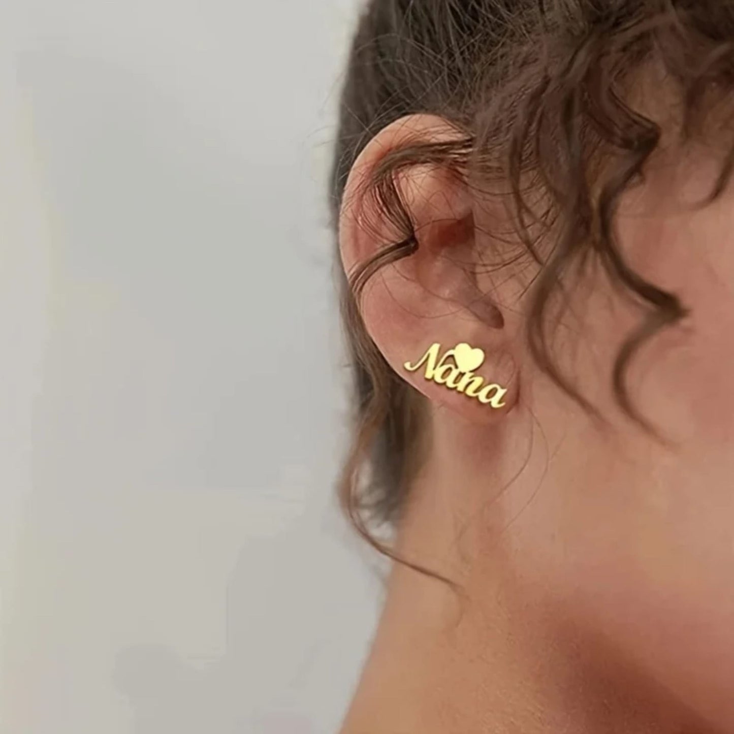 Custom Name Earrings: