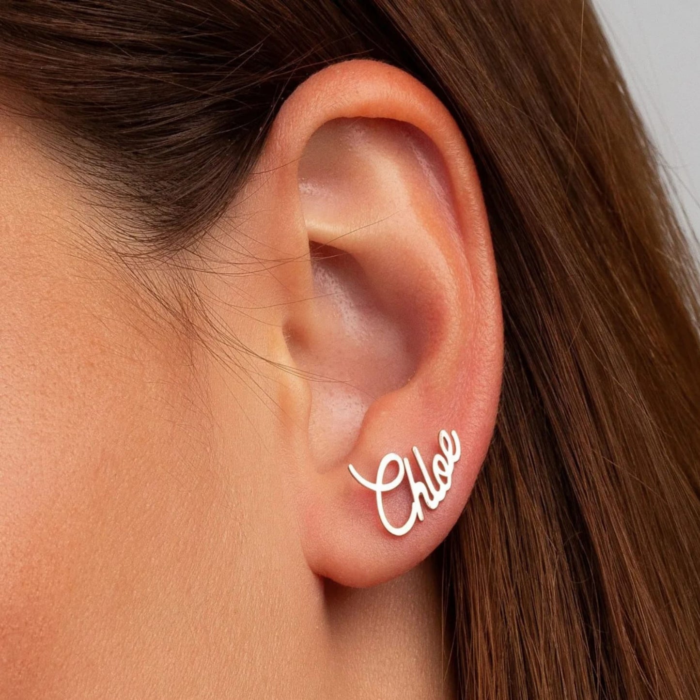 Custom Name Earrings: