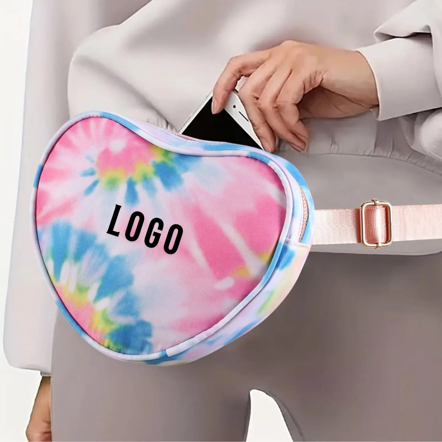 Heart-Shaped Fanny Pack