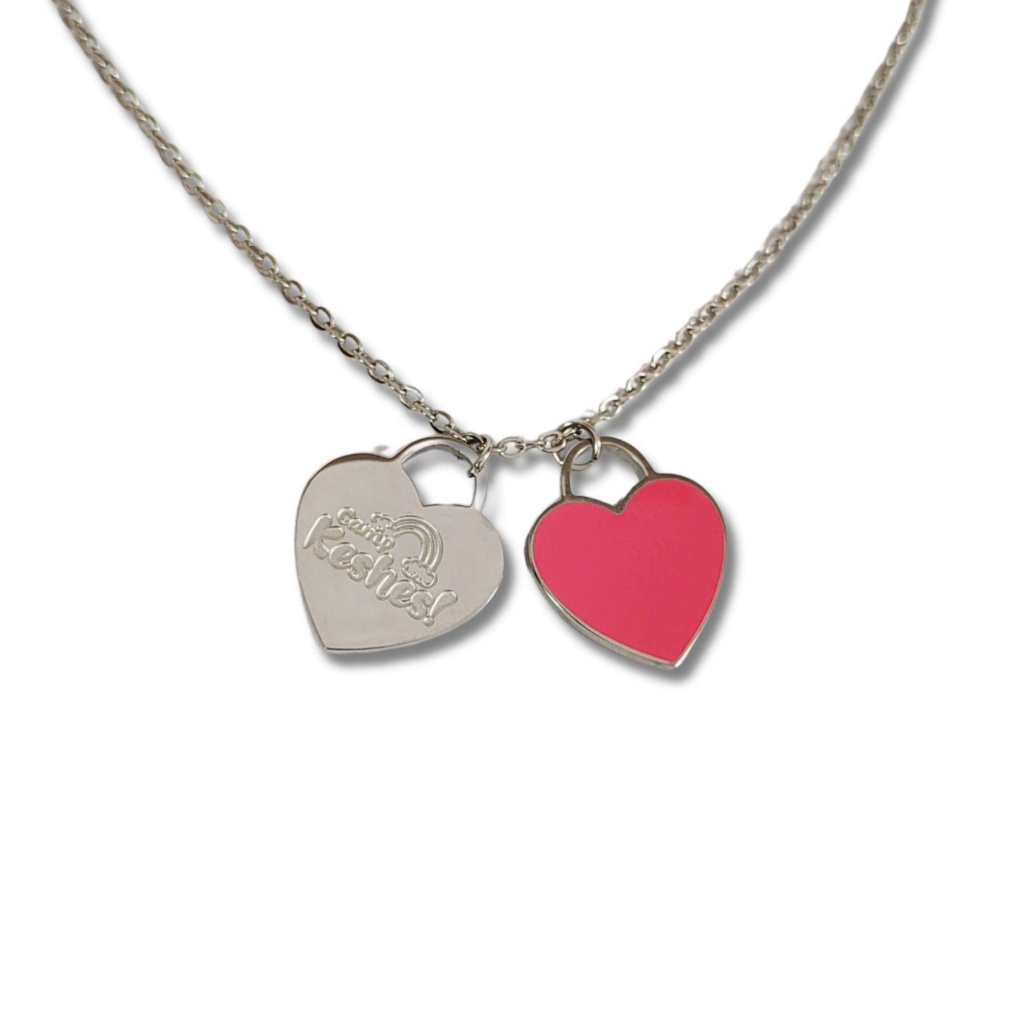 Custom Double Heart Necklace