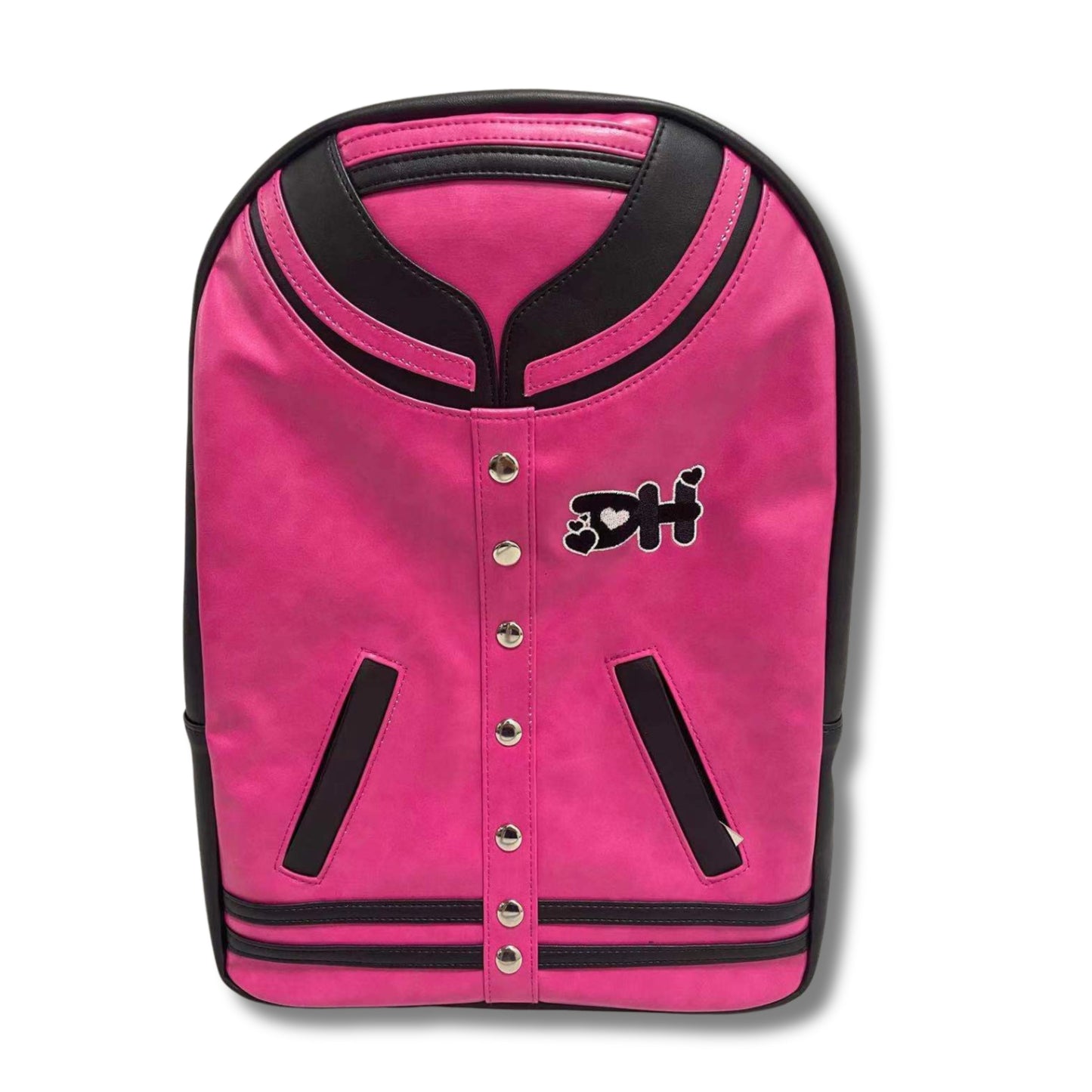 Pleather Jersey Backpack