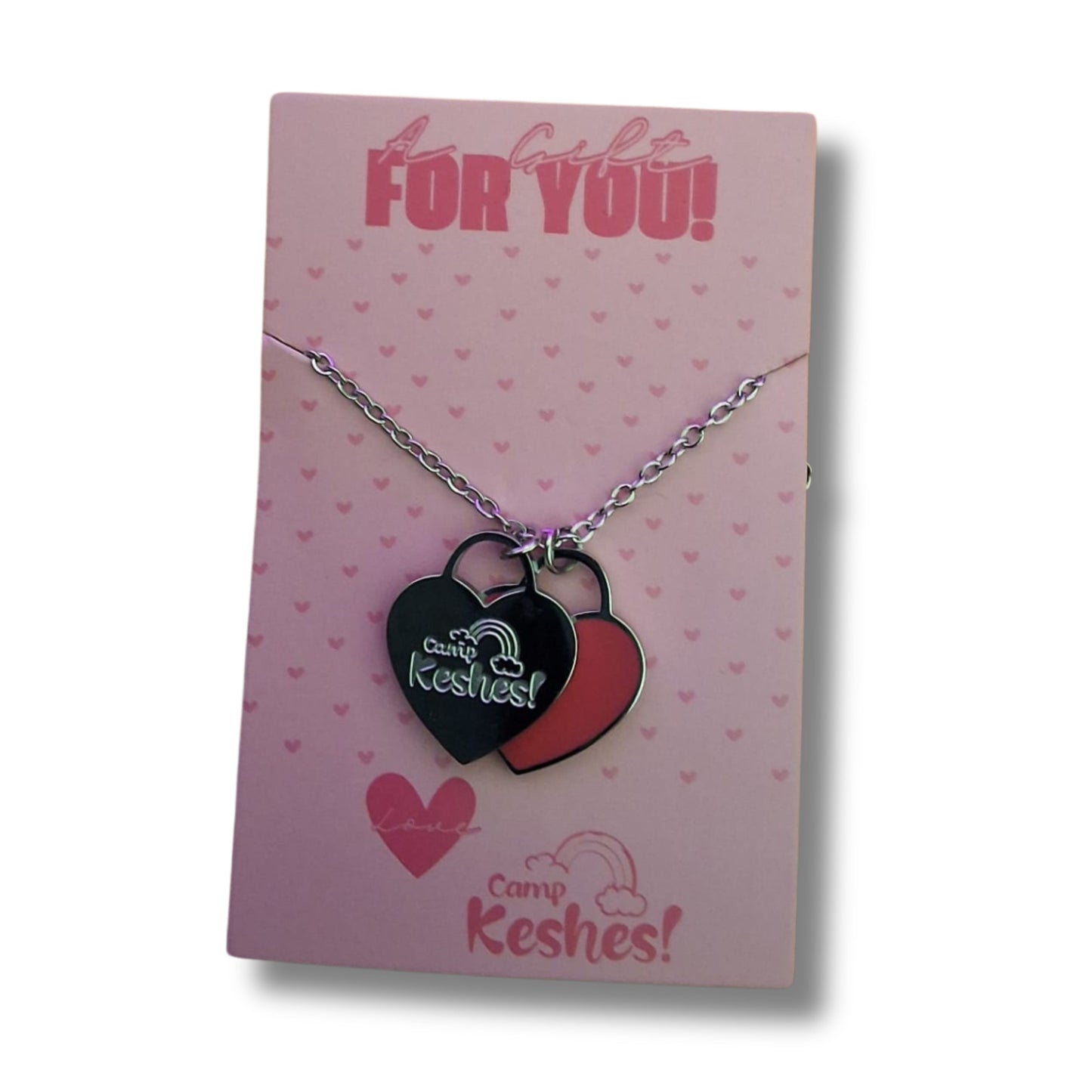 Custom Double Heart Necklace