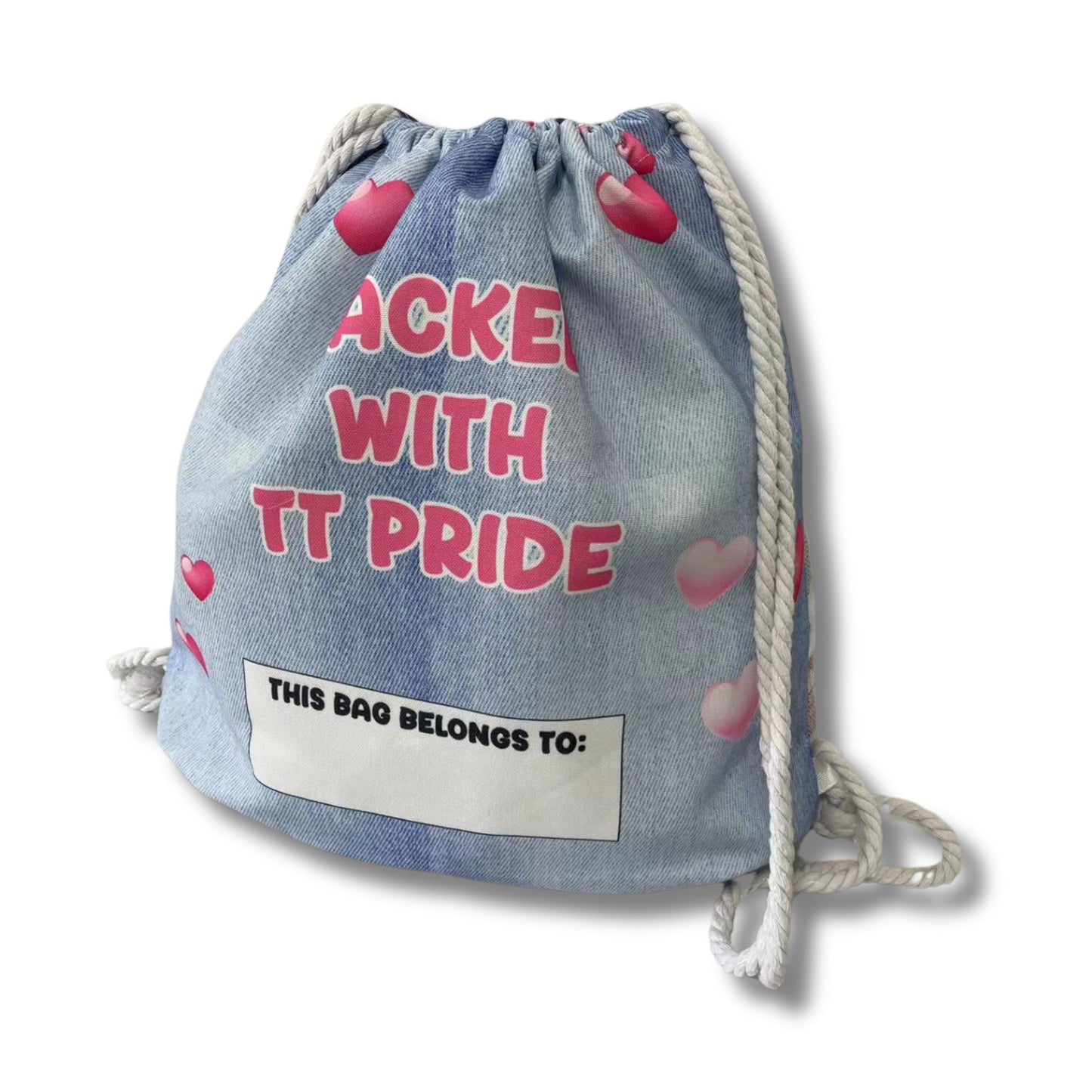 Custom Canvas Drawstring Backpack