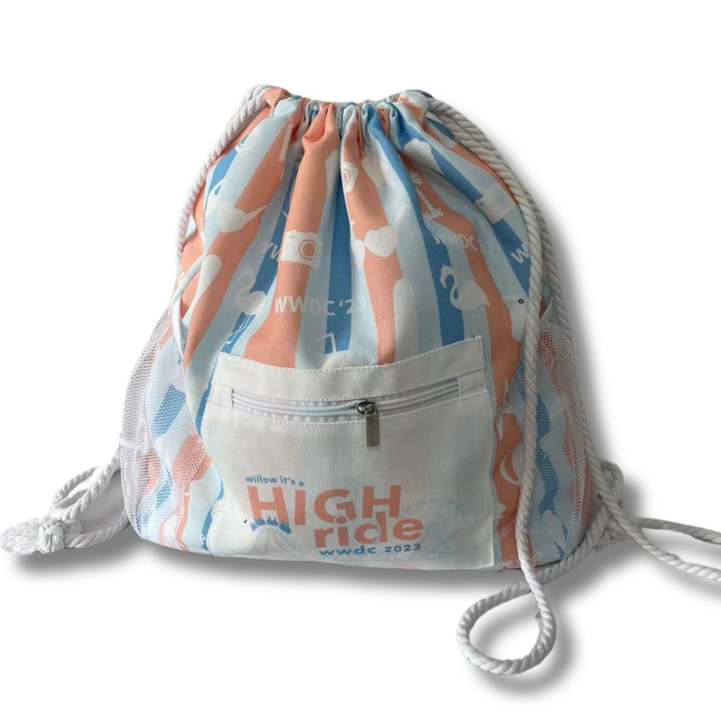 Custom Canvas Drawstring Backpack