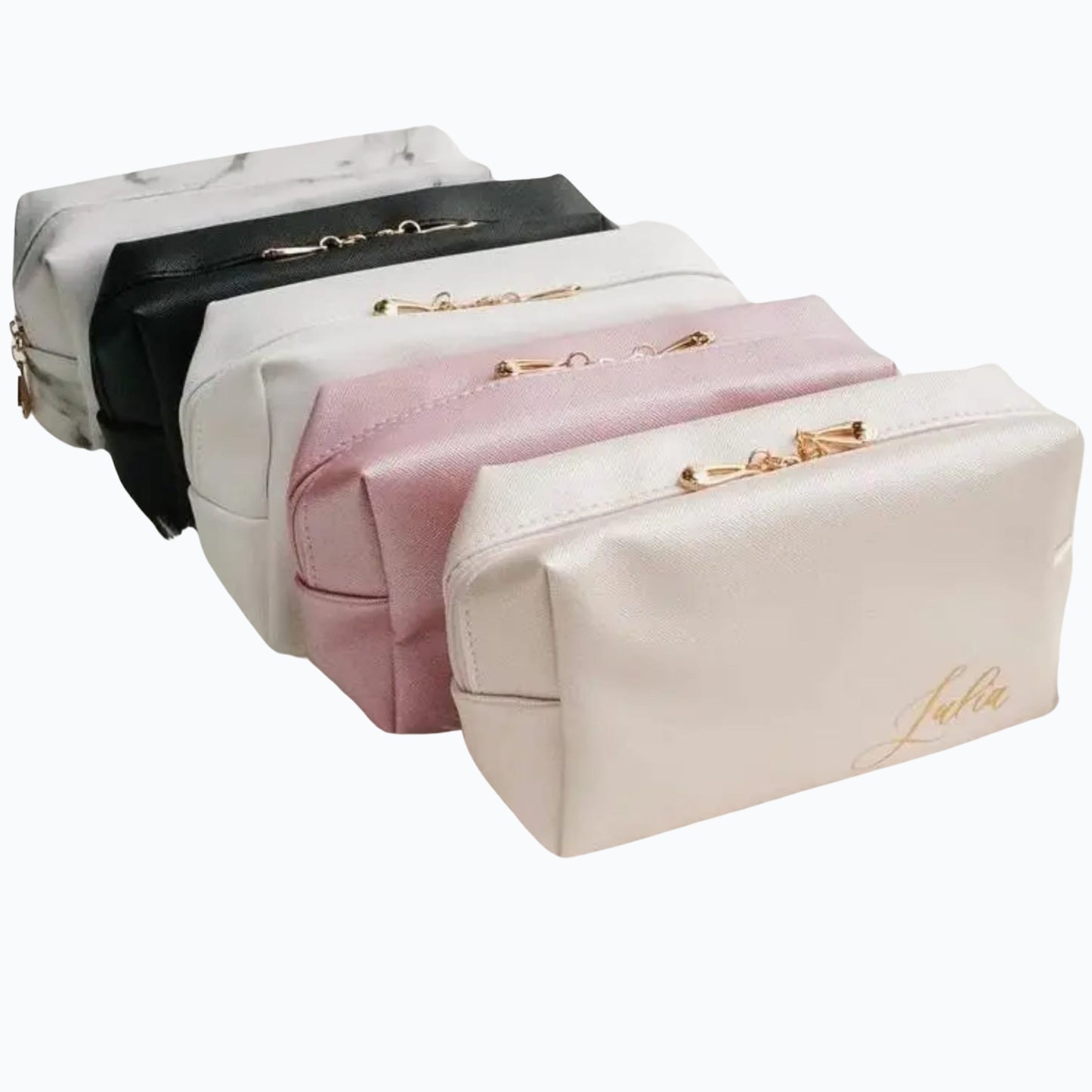 Custom PU Leather Cosmetic Pouch