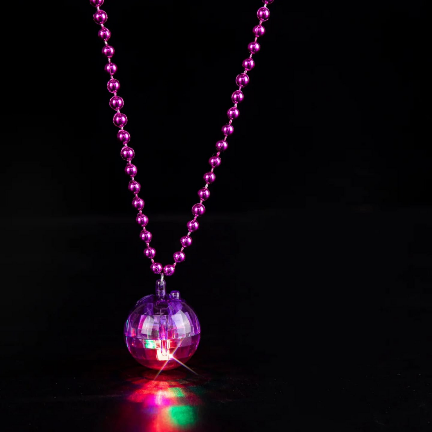 Light-Up Disco Ball Necklace