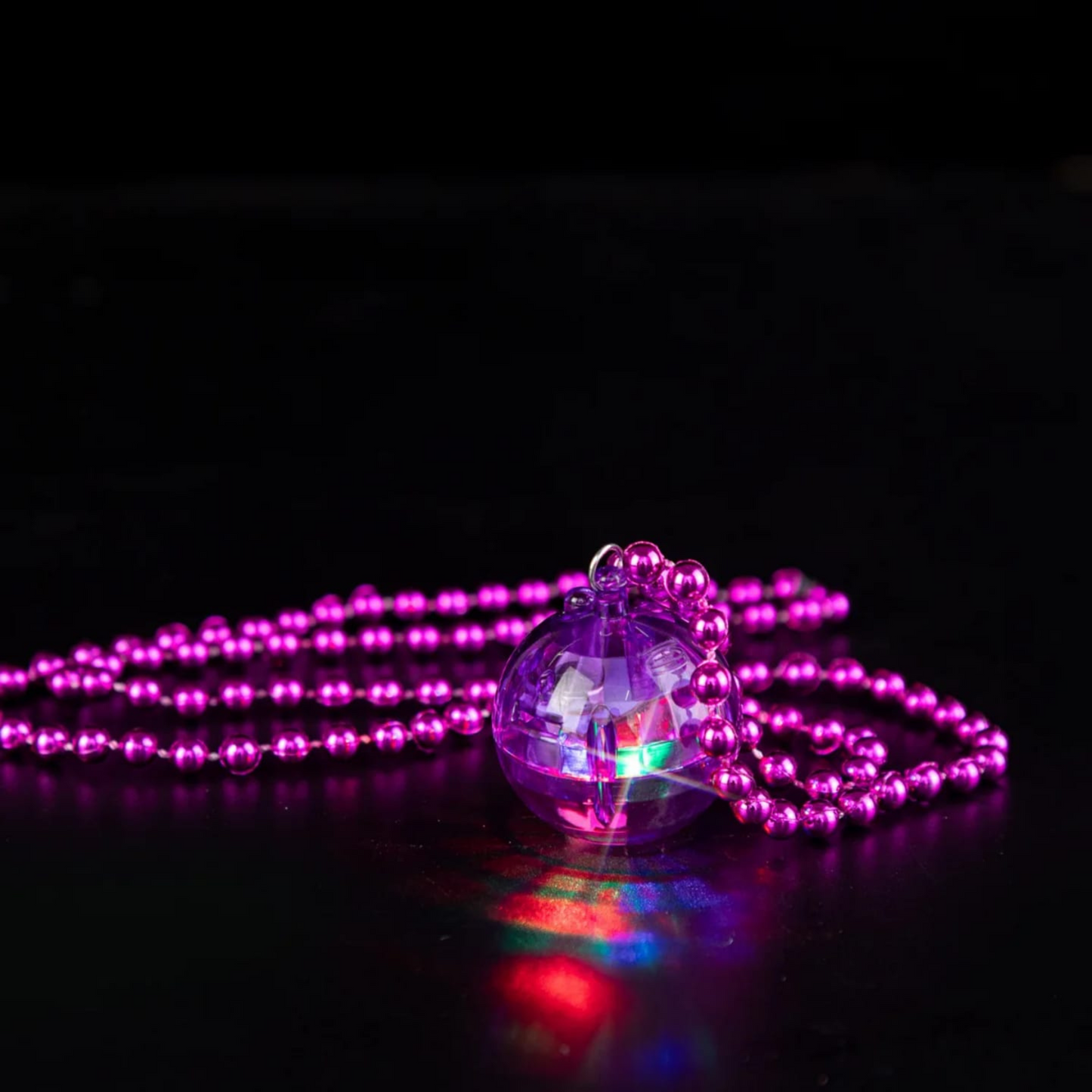 Light-Up Disco Ball Necklace