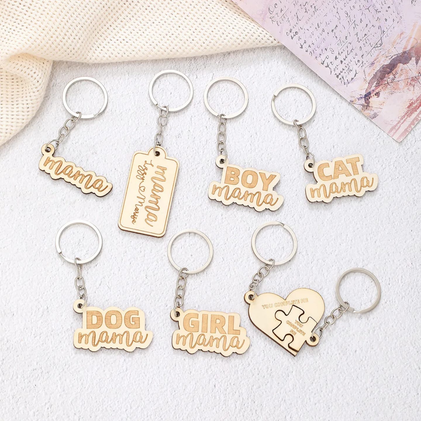 Custom Wooden Keychains