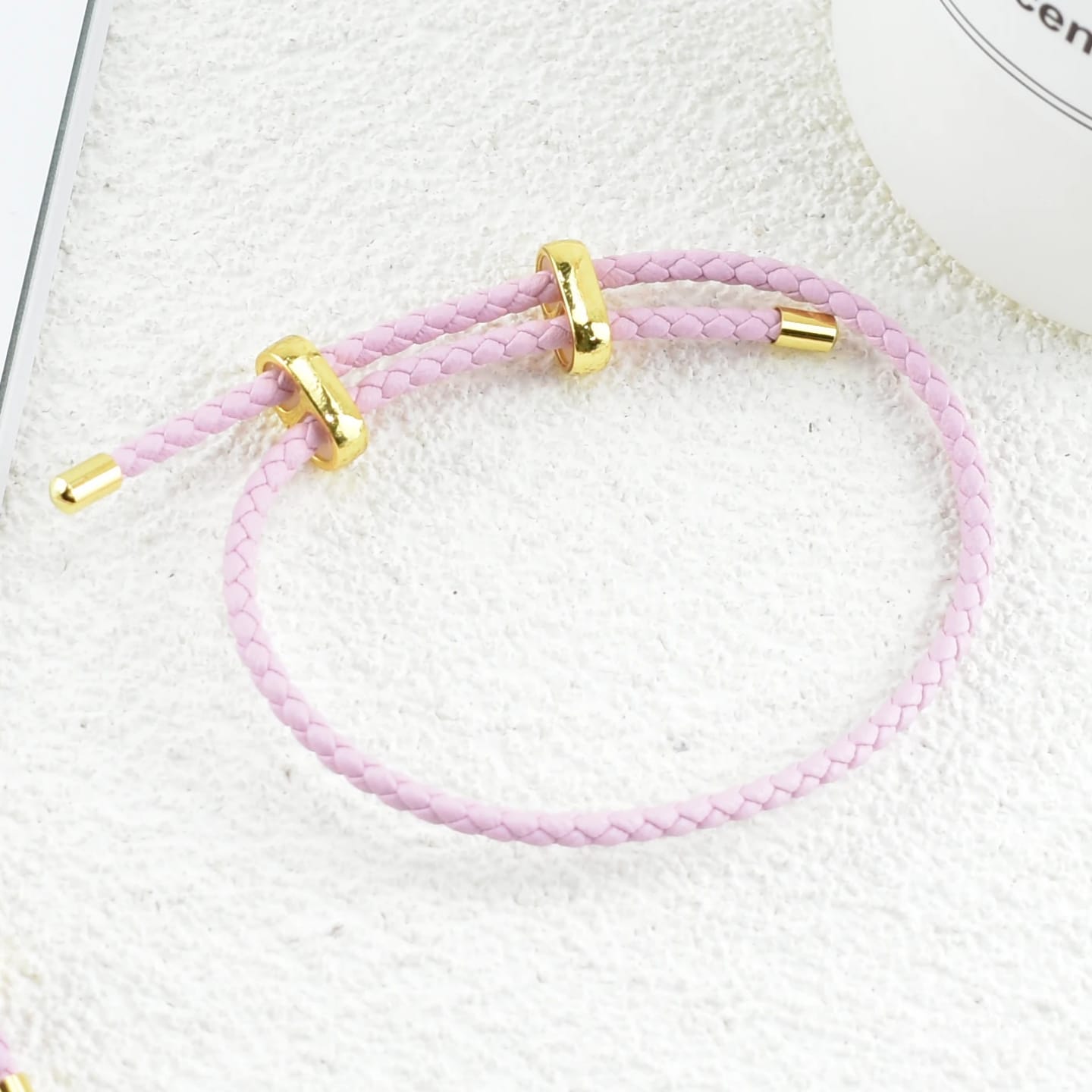 Custom Expandable Leather Rope Bracelet:
