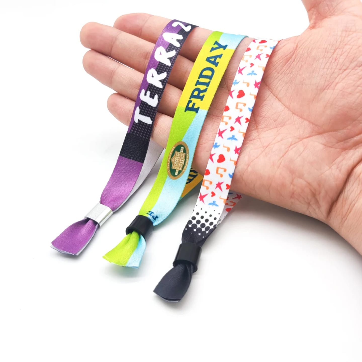 Full Sublimation Adjustable Wristbands