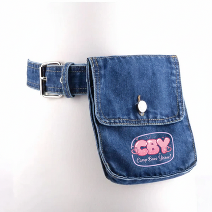 Denim Mini Belt Bag
