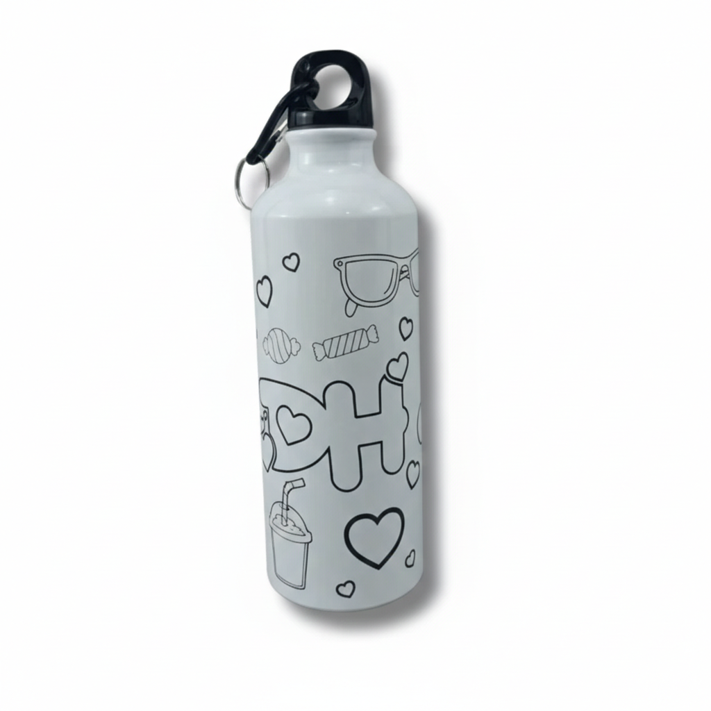 Color-Your-Own Water Bottle Flask