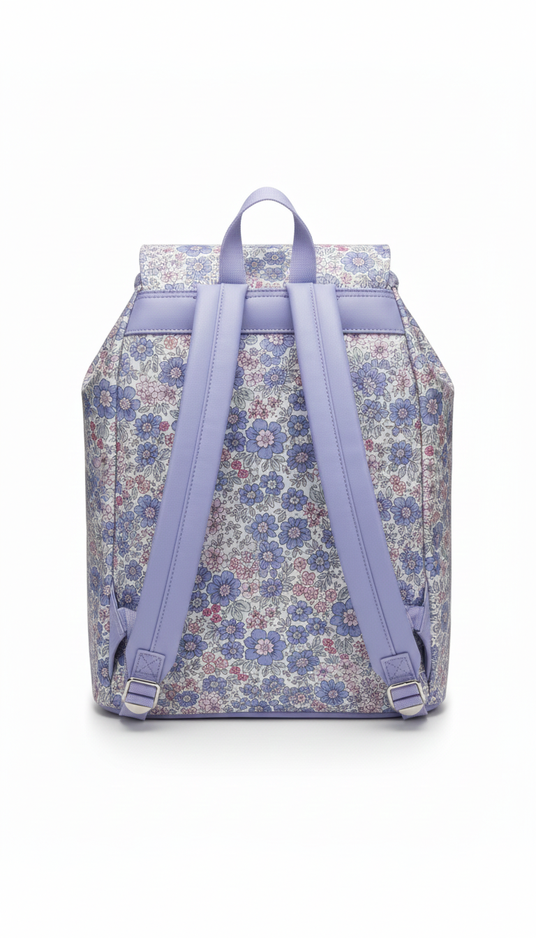 Drawstring Flap Backpack