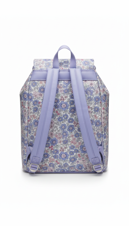 Drawstring Flap Backpack