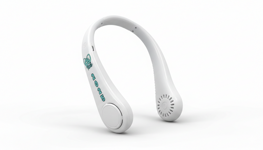 Dual-Side Logo Neck Fan