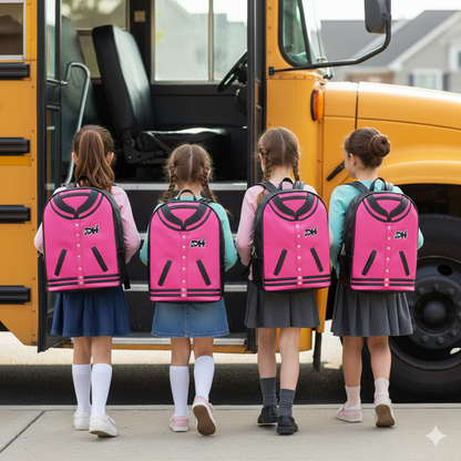 Pleather Jersey Backpack