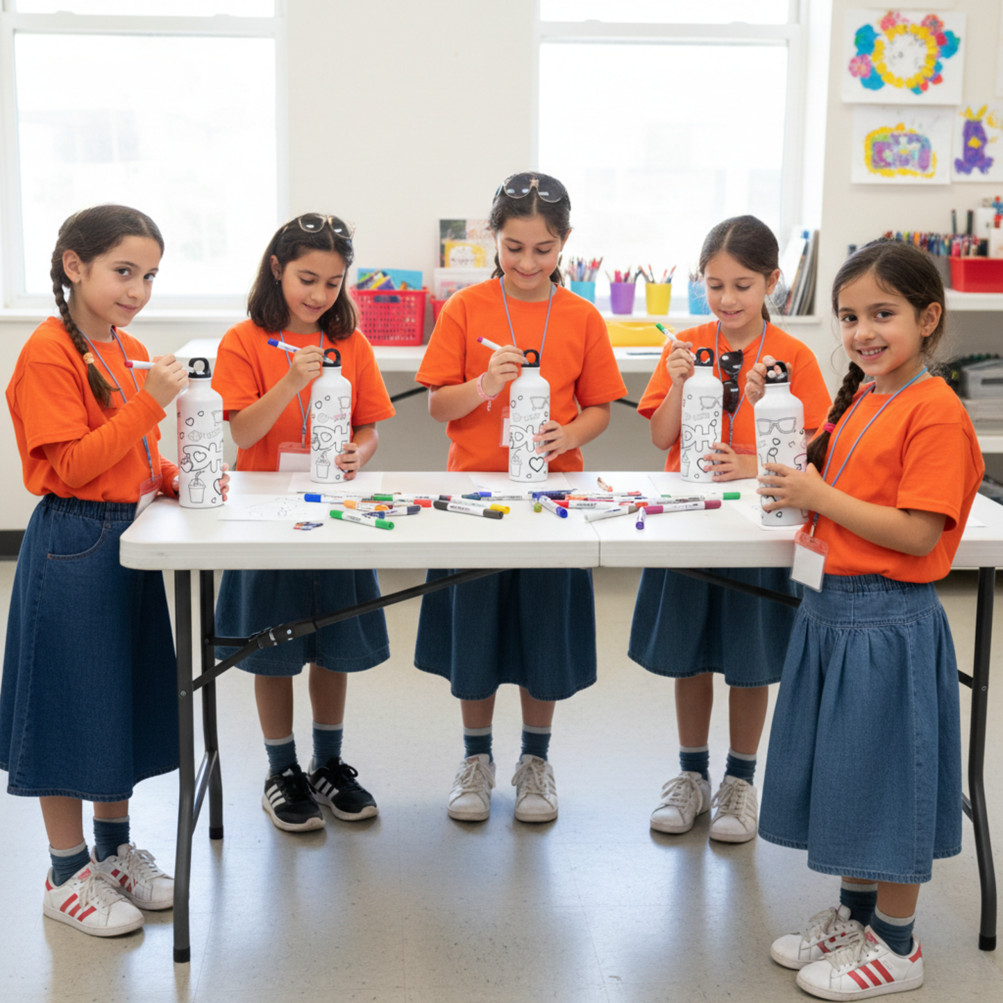 Color-Your-Own Water Bottle Flask