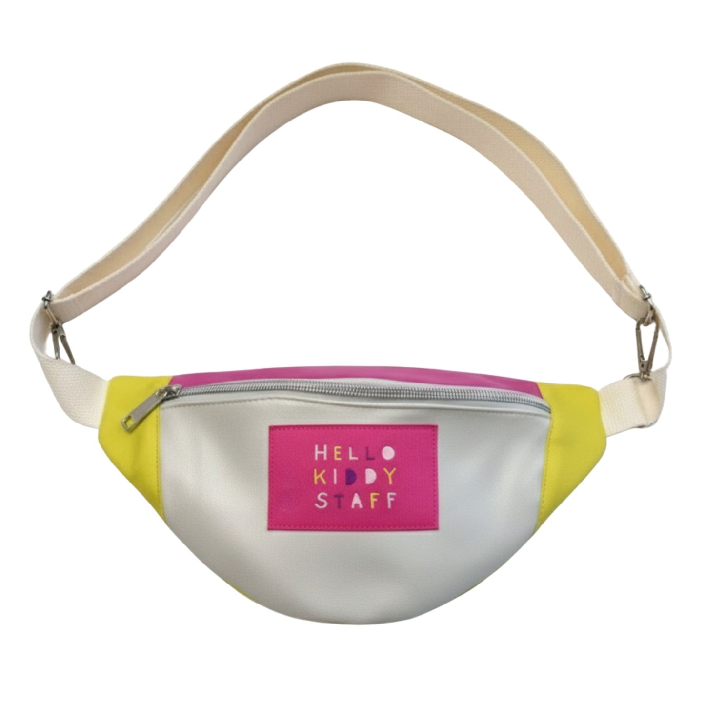 Color Block Canvas Fanny Pack