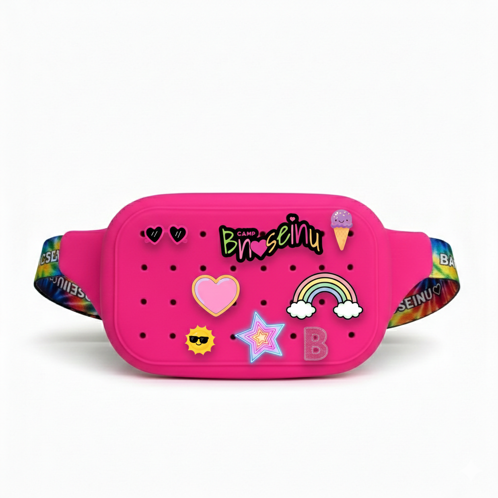 Silicone Fanny Pack with Custom Charms